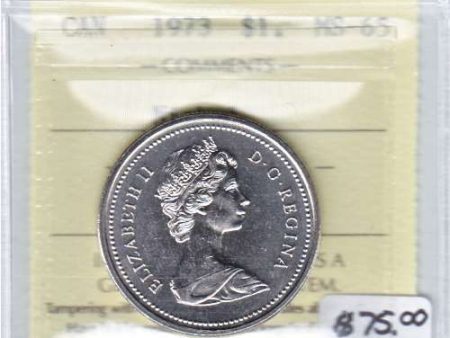 1973 Canada Nickel Dollar ICCS Certified MS-63 Discount