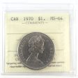 1970 Canada Nickel Dollar ICCS Certified MS-64 Online