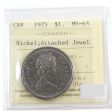 1975 Attached Jewel Canada Nickel Dollar ICCS Certified MS-65 Online Hot Sale