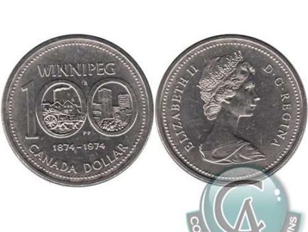 1974 Canada Nickel Dollar Uncirculated (MS-60) Online now