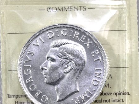 1938 Canada Dollar ICCS Certified MS-63 For Discount