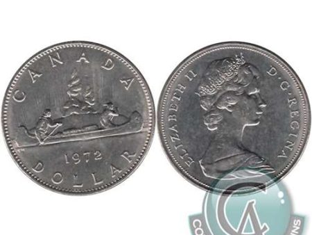 1972 Canada Nickel Dollar Brilliant Uncirculated (MS-63) For Cheap