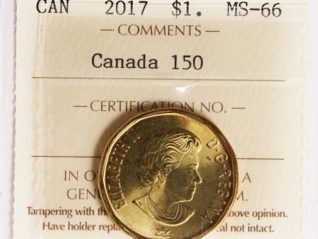 2017 Canada 150th Dollar ICCS Certified MS-66 Sale