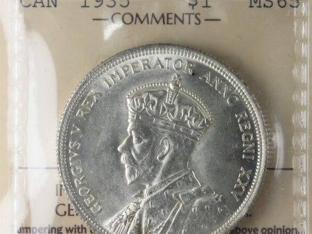 1935 Canada Dollar ICCS Certified MS-65 (XSI 133) Online Sale