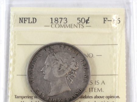 1873 Newfoundland 50-cents ICCS Certified F-15 For Discount