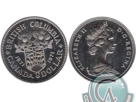 1971 Canada Nickel Dollar Proof Like Hot on Sale