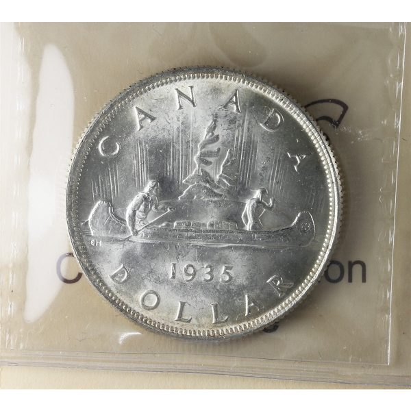 1935 Double XXV Canada Dollar ICCS Certified MS-64 (XMY 622) Fashion