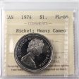 1974 Canada Nickel Dollar ICCS Certified PL-66 Heavy Cameo For Cheap