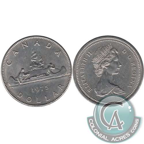 1975 Canada Nickel Dollar Circulated For Discount