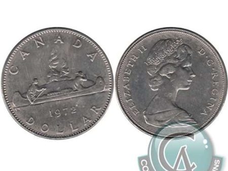 1972 Canada Nickel Dollar Circulated Online Hot Sale