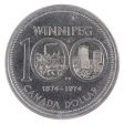 1974 Canada Nickel Dollar ICCS Certified MS-64 CH# 1974, Rev-013 For Cheap