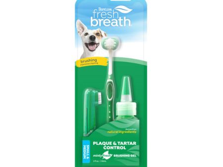 TropiClean Fresh Breath Oral Care Kit for Dogs Online Sale