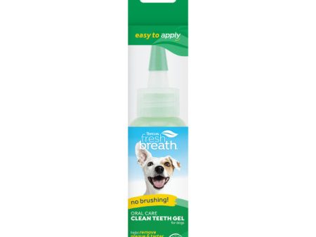 TropiClean Fresh Breath No Brushing Clean Teeth Dental & Oral Care Gel for Dogs on Sale