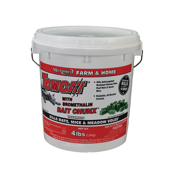 TOMCAT RAT BAIT CHUNX WITH BROMETHALIN Cheap